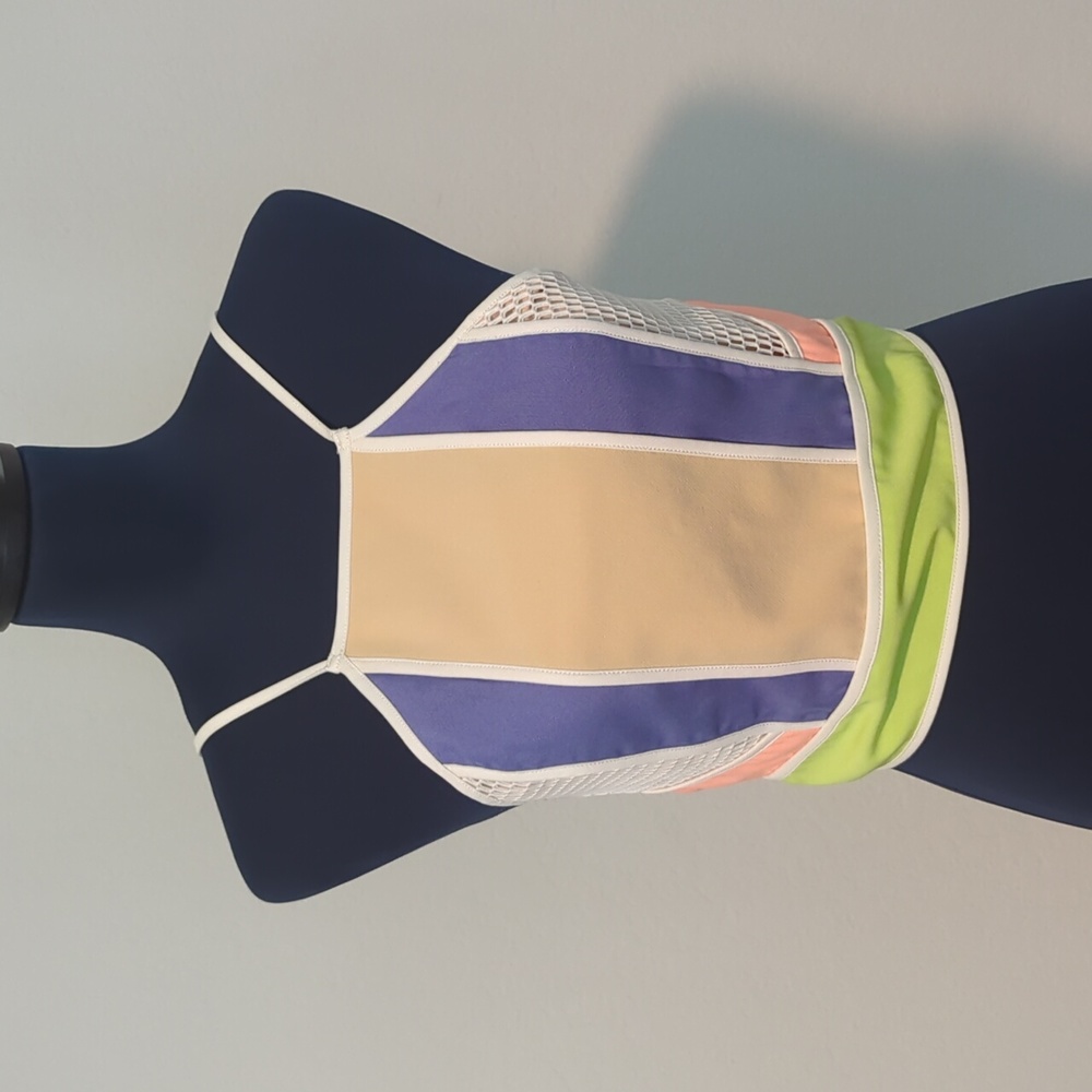 Endless rose color block crop top
